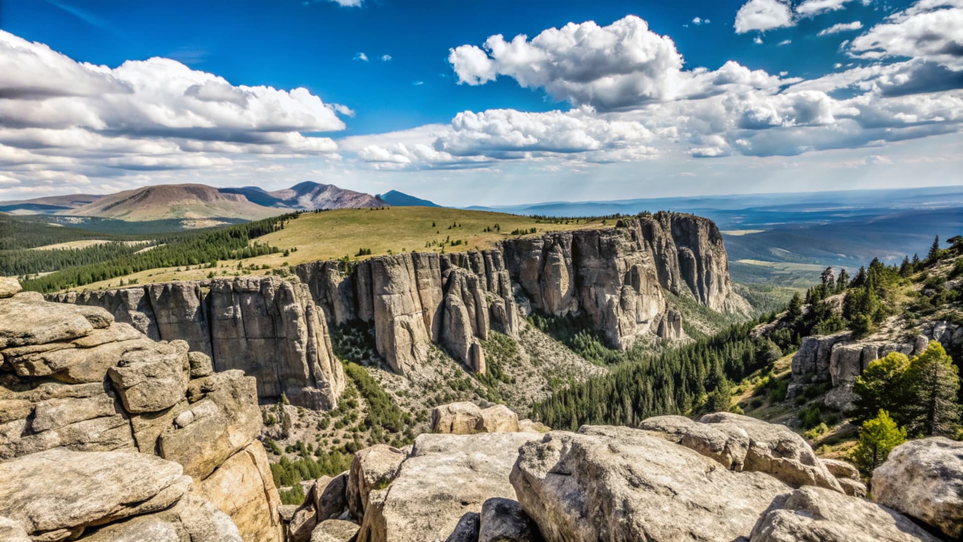 High plateau, open sky